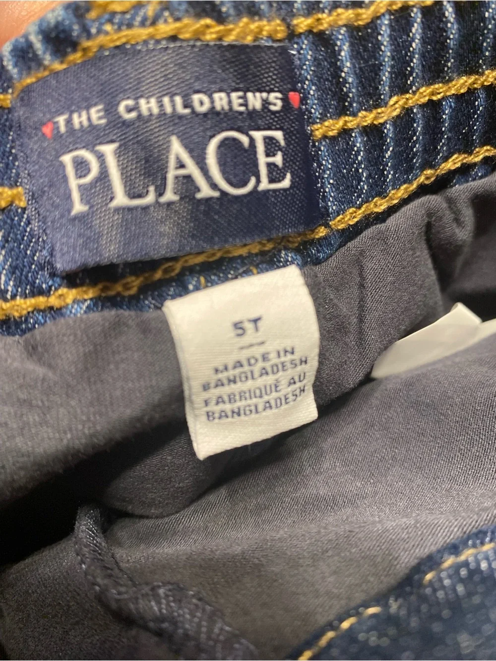 The Children's Place Denim Skort Disney Princess Graphic Tee NWT Size 5T - Picture 5 of 10